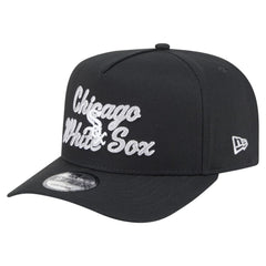 Chicago White Sox New Era Chainstitch 9FIFTY A-Frame Snapback Hat - Black - New Era Online