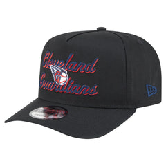 Cleveland Guardians New Era Chainstitch 9FIFTY A-Frame Snapback Hat - Black - New Era Online