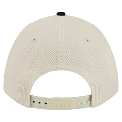 Boston Red Sox New Era Sided Corduroy 9FORTY A-Frame Adjustable Hat - Cream/Navy - New Era Lifestyle