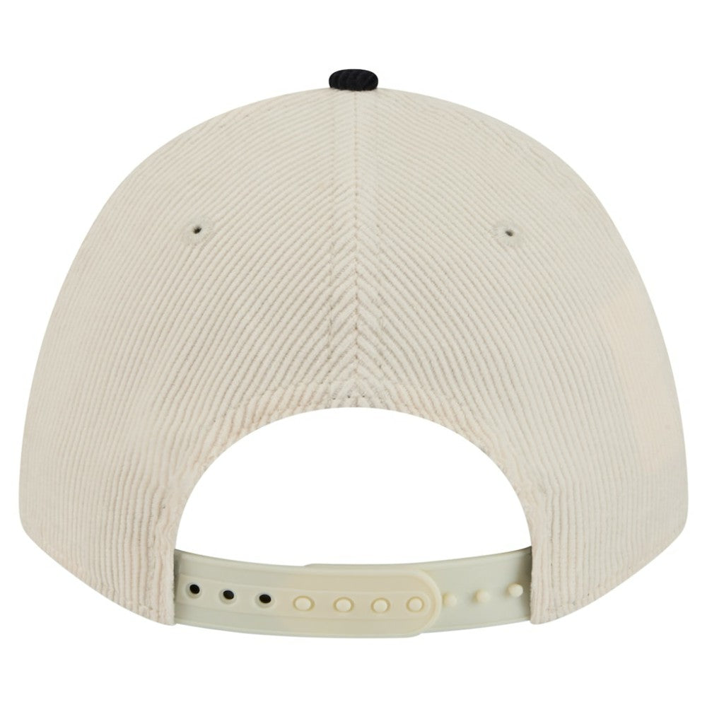Detroit Tigers New Era Sided Corduroy 9FORTY A-Frame Adjustable Hat - Cream/Navy - New Era Online