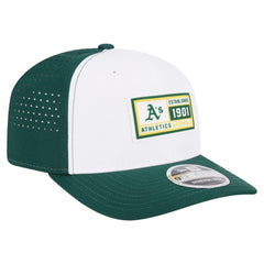 Athletics New Era Established Patch 9SEVENTY Adjustable Hat - White/Green - New Era on Sale