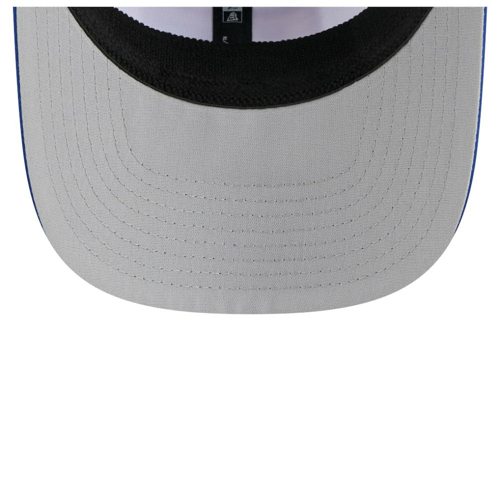 New York Mets New Era Established Patch 9SEVENTY Adjustable Hat - White/Royal - New Era on Sale