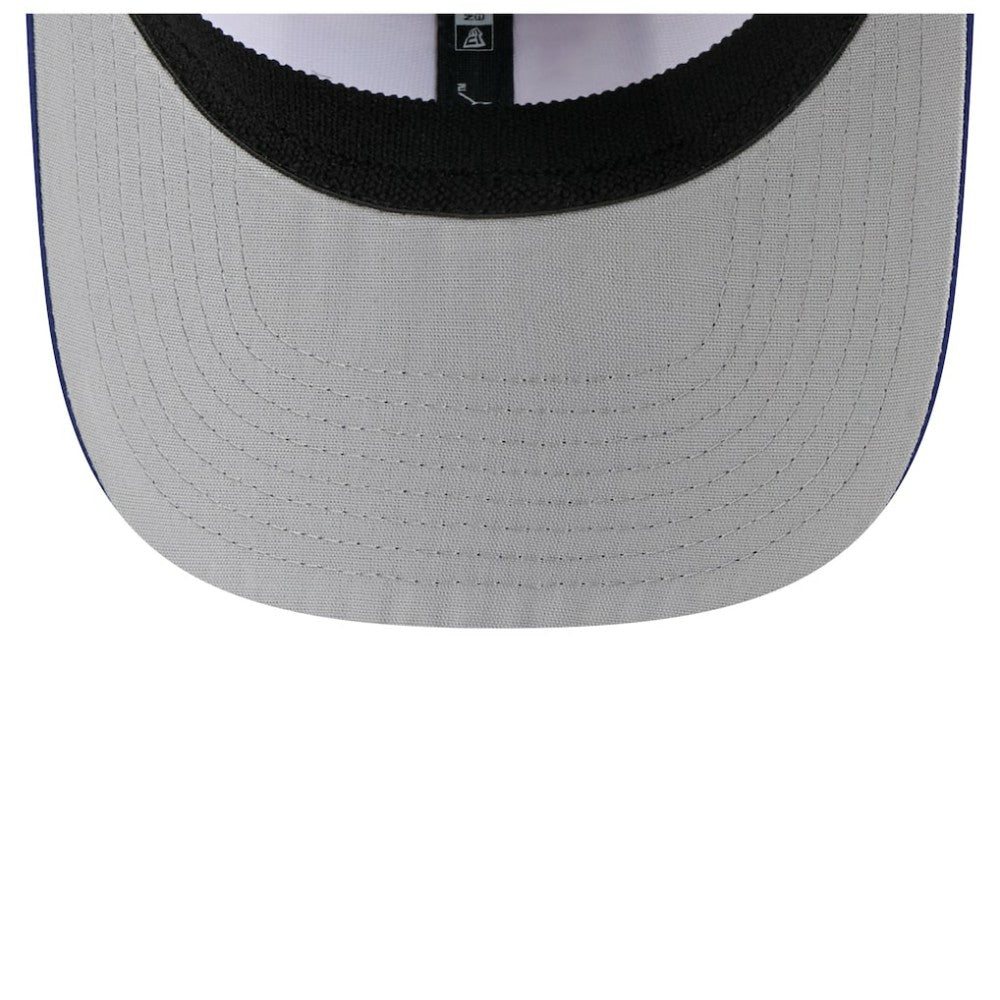 Texas Rangers New Era Established Patch 9SEVENTY Adjustable Hat - White/Royal - New Era Discount