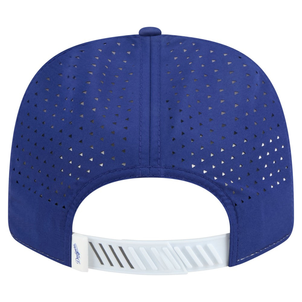 Los Angeles Dodgers New Era Established Patch 9SEVENTY Adjustable Hat - White/Royal - New Era on Sale