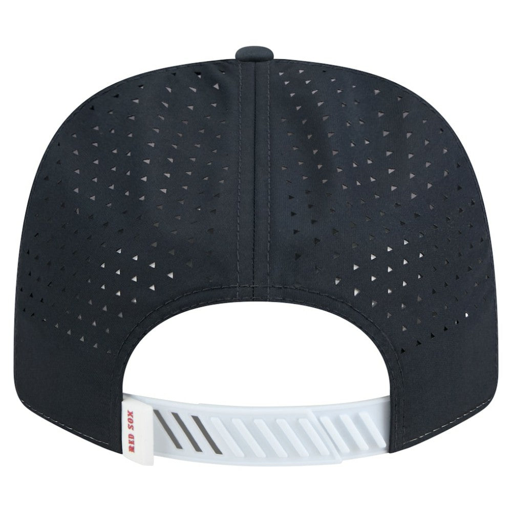 Boston Red Sox New Era Established Patch 9SEVENTY Adjustable Hat - White/Navy - New Era Discount