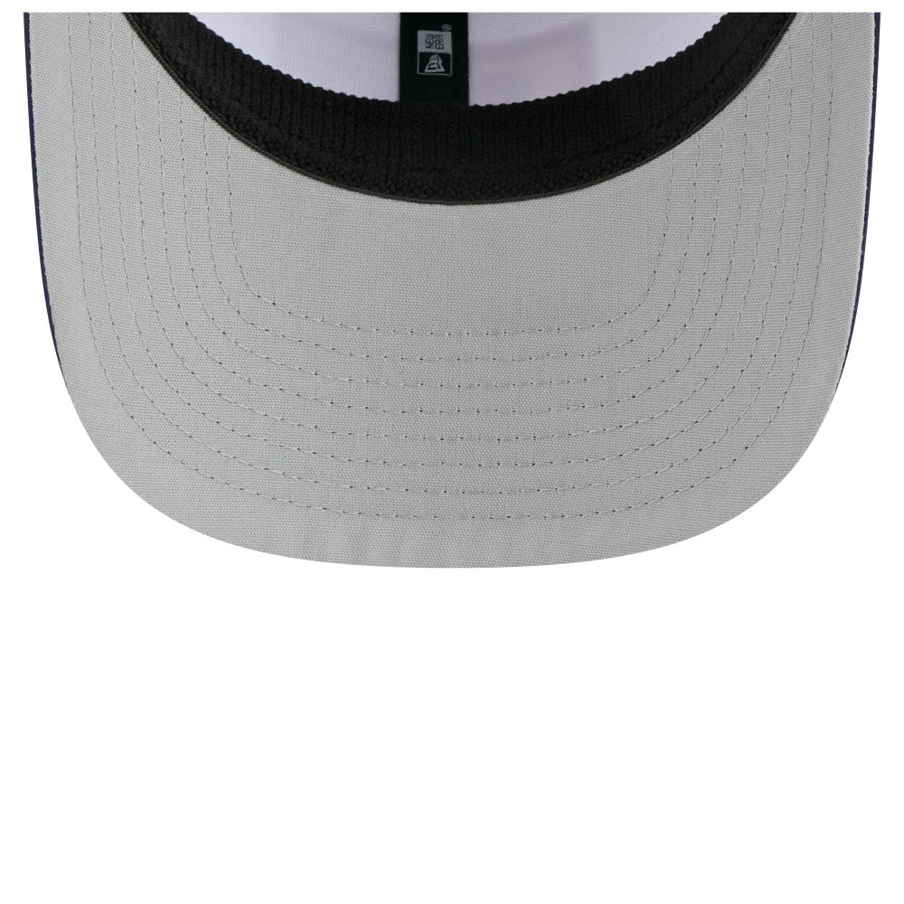 Milwaukee Brewers New Era Established Patch 9SEVENTY Adjustable Hat - White/Navy - New Era Lifestyle