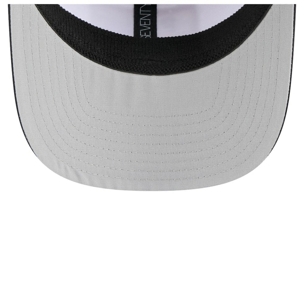 Pittsburgh Pirates New Era Established Patch 9SEVENTY Adjustable Hat - White/Black - New Era Discount