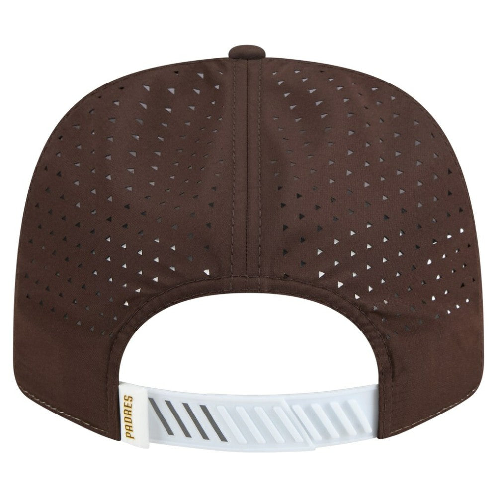 San Diego Padres New Era Established Patch 9SEVENTY Adjustable Hat - White/Brown - New Era Discount