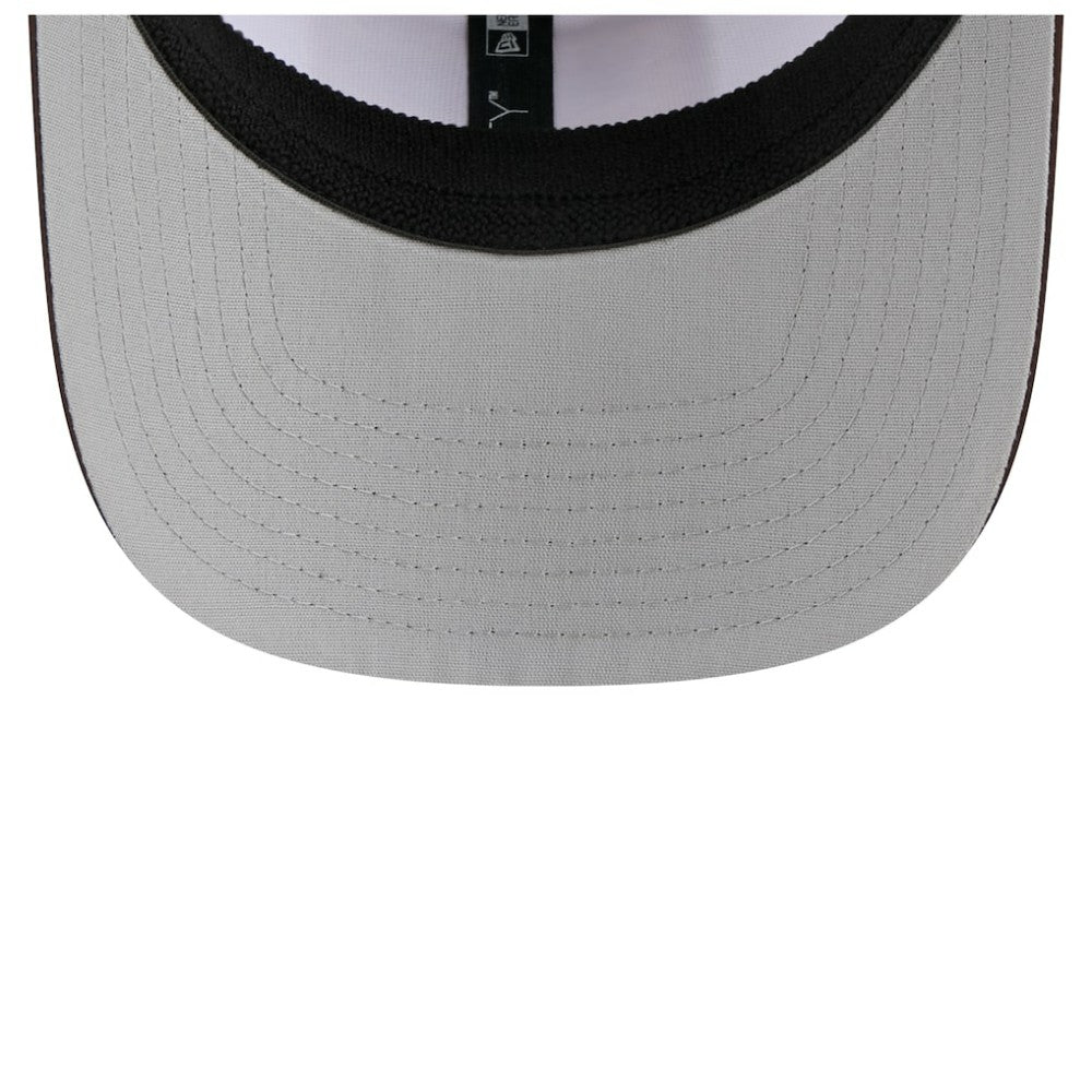San Diego Padres New Era Established Patch 9SEVENTY Adjustable Hat - White/Brown - New Era Discount