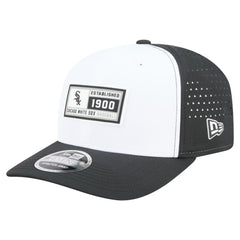 Chicago White Sox New Era Established Patch 9SEVENTY Adjustable Hat - White/Black - New Era Discount