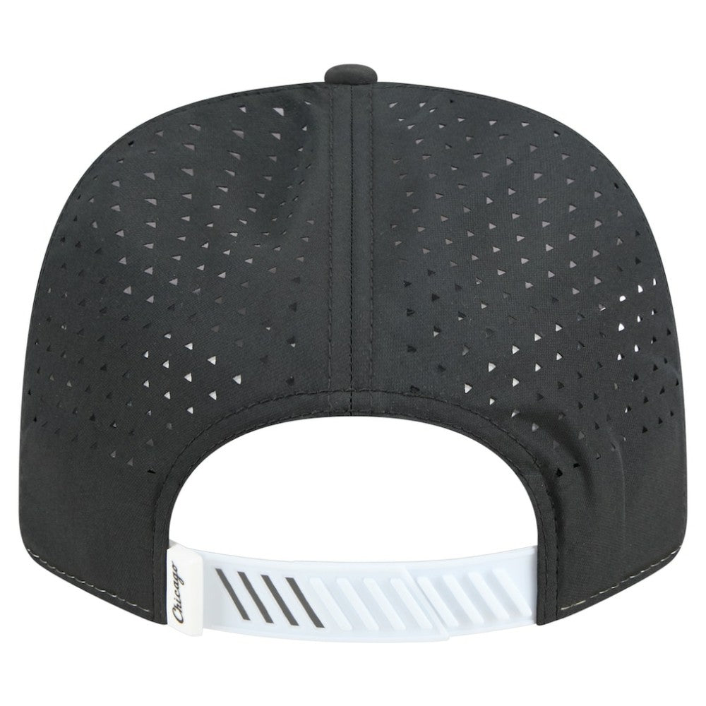 Chicago White Sox New Era Established Patch 9SEVENTY Adjustable Hat - White/Black - New Era Discount