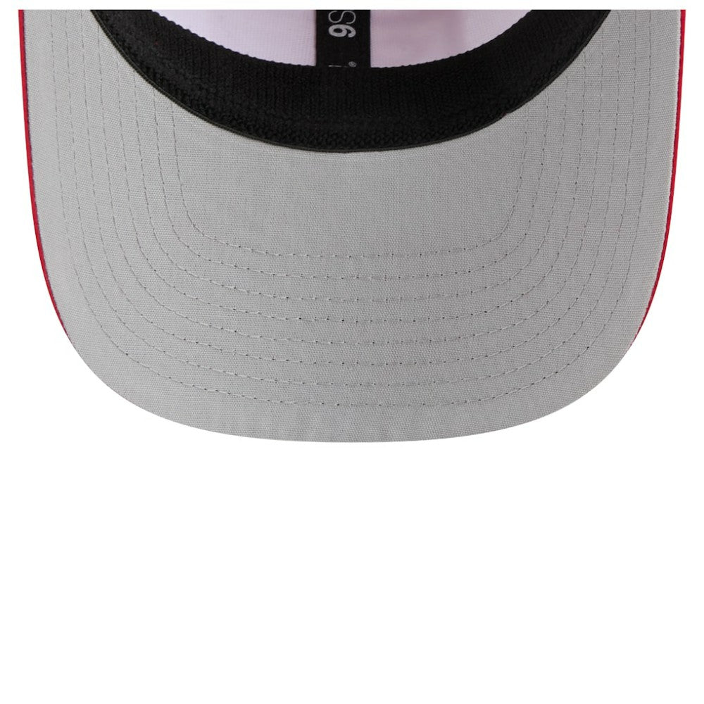 Cincinnati Reds New Era Established Patch 9SEVENTY Adjustable Hat - White/Red - New Era Sale