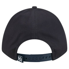New York Yankees New Era Women's Metallic A-Frame 9FORTY Adjustable Hat - Navy - New Era Lifestyle
