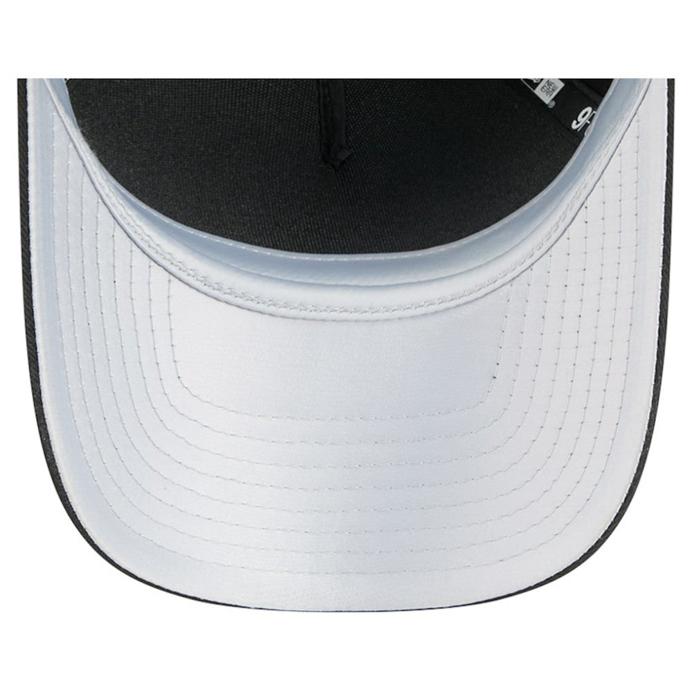Chicago White Sox New Era Women's Metallic A-Frame 9FORTY Adjustable Hat - Black - New Era Discount