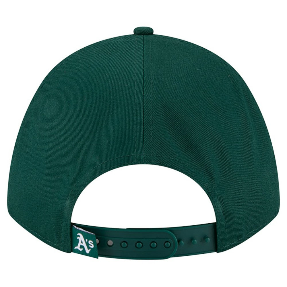 Athletics New Era Women's Metallic A-Frame 9FORTY Adjustable Hat - Green - New Era Online