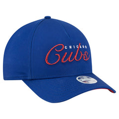 Chicago Cubs New Era Women's Metallic A-Frame 9FORTY Adjustable Hat - Royal - New Era Sale
