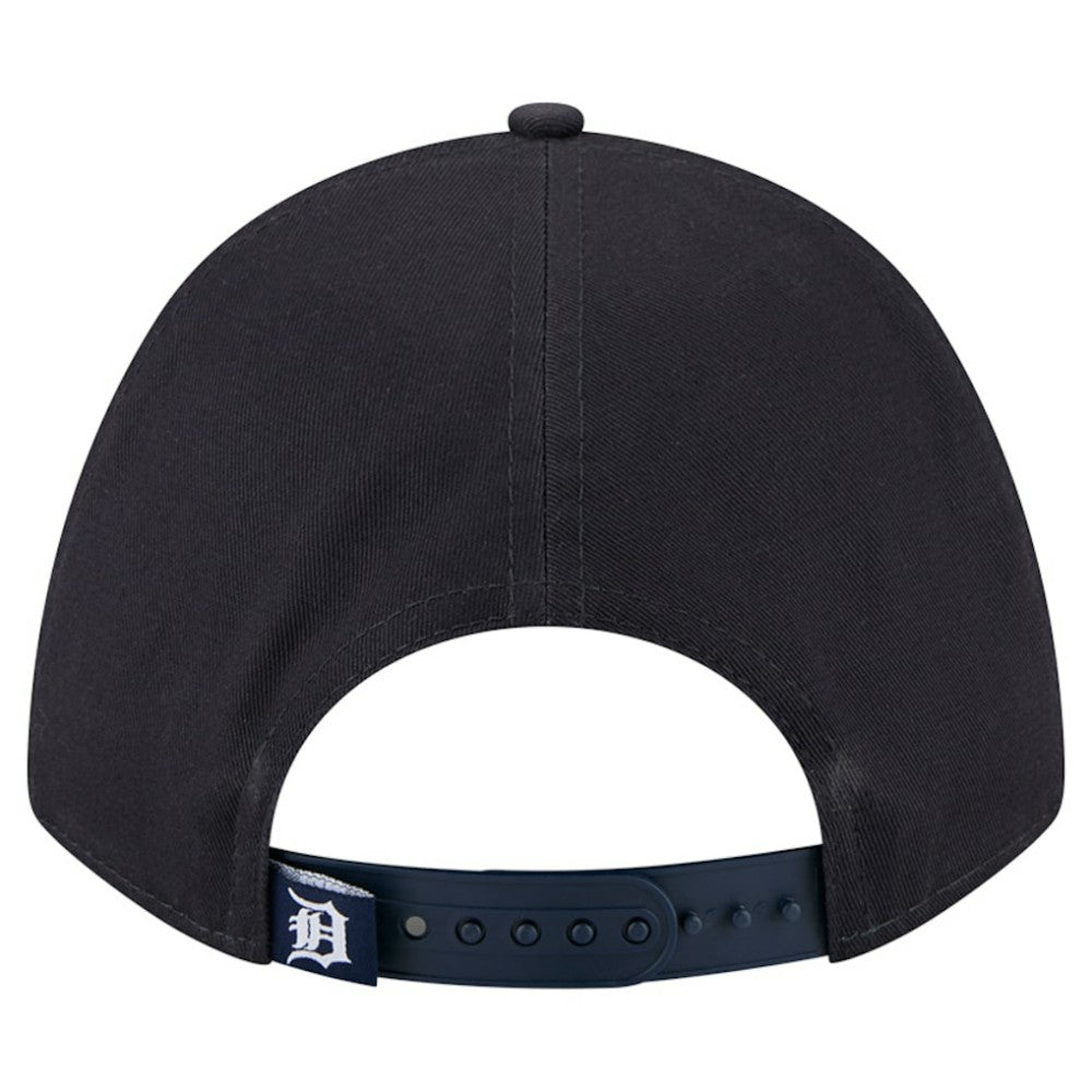 Detroit Tigers New Era Women's Metallic A-Frame 9FORTY Adjustable Hat - Navy - New Era Sale