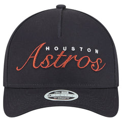 Houston Astros New Era Women's Metallic A-Frame 9FORTY Adjustable Hat - Navy - New Era Sale
