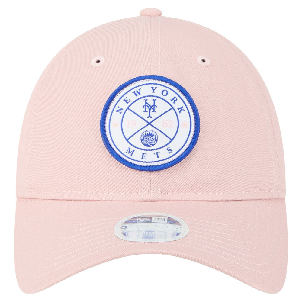 New York Mets New Era Women's Bloom 9TWENTY Adjustable Hat - Pink - New Era Lifestyle