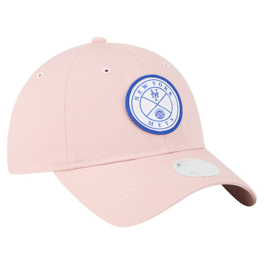 New York Mets New Era Women's Bloom 9TWENTY Adjustable Hat - Pink - New Era Lifestyle