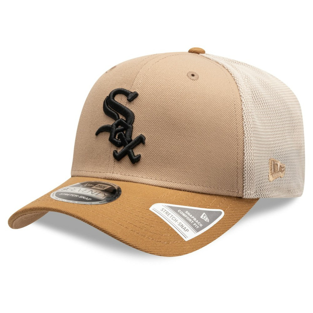 Chicago White Sox New Era 9SEVENTY Trucker Adjustable Hat - Stone - New Era Sale