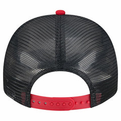 Boston Red Sox New Era Banner A-Frame 9FIFTY Trucker Snapback Hat - Cream/Navy - New Era on Sale