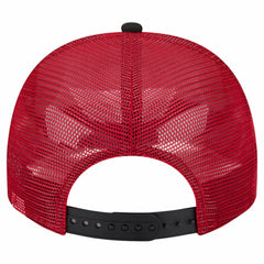 Cincinnati Reds New Era Banner A-Frame 9FIFTY Trucker Snapback Hat - Cream/Red - New Era Lifestyle