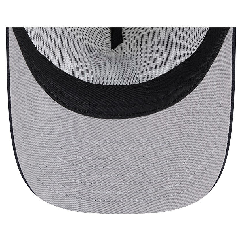 Cleveland Guardians New Era Banner A-Frame 9FIFTY Trucker Snapback Hat - Cream/Navy - New Era Discount