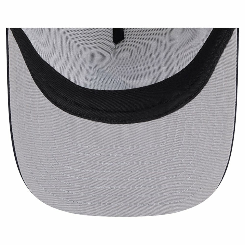 Atlanta Braves New Era Banner A-Frame 9FIFTY Trucker Snapback Hat - Cream/Navy - New Era Discount