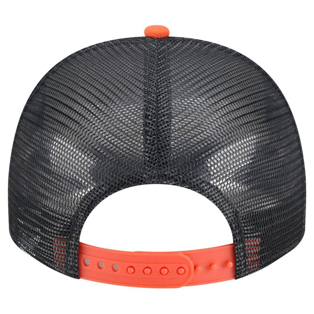 Houston Astros New Era Banner A-Frame 9FIFTY Trucker Snapback Hat - Cream/Navy - New Era Online