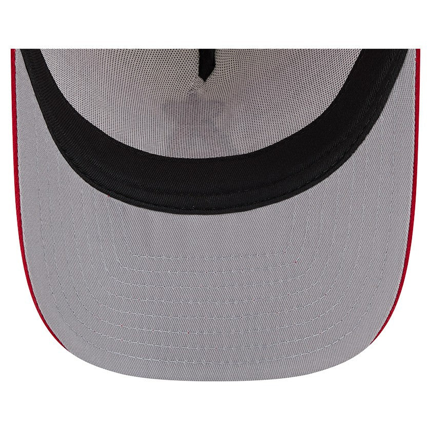 Los Angeles Angels New Era Banner A-Frame 9FIFTY Trucker Snapback Hat - Cream/Red - New Era Discount
