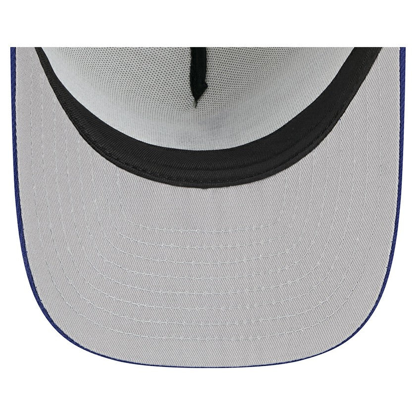Los Angeles Dodgers New Era Banner A-Frame 9FIFTY Trucker Snapback Hat - Cream/Royal - New Era Discount