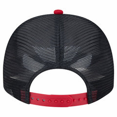 Minnesota Twins New Era Banner A-Frame 9FIFTY Trucker Snapback Hat - Cream/Navy - New Era Lifestyle