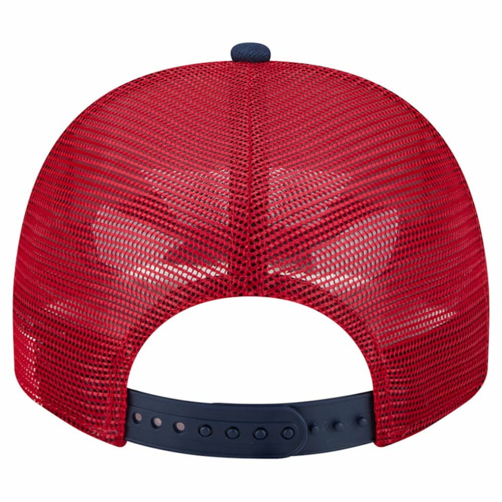 St. Louis Cardinals New Era Banner A-Frame 9FIFTY Trucker Snapback Hat - Cream/Red - New Era Online