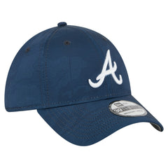 Atlanta Braves New Era Tonal Camo 39THIRTY Flex Hat - Navy - New Era Sale
