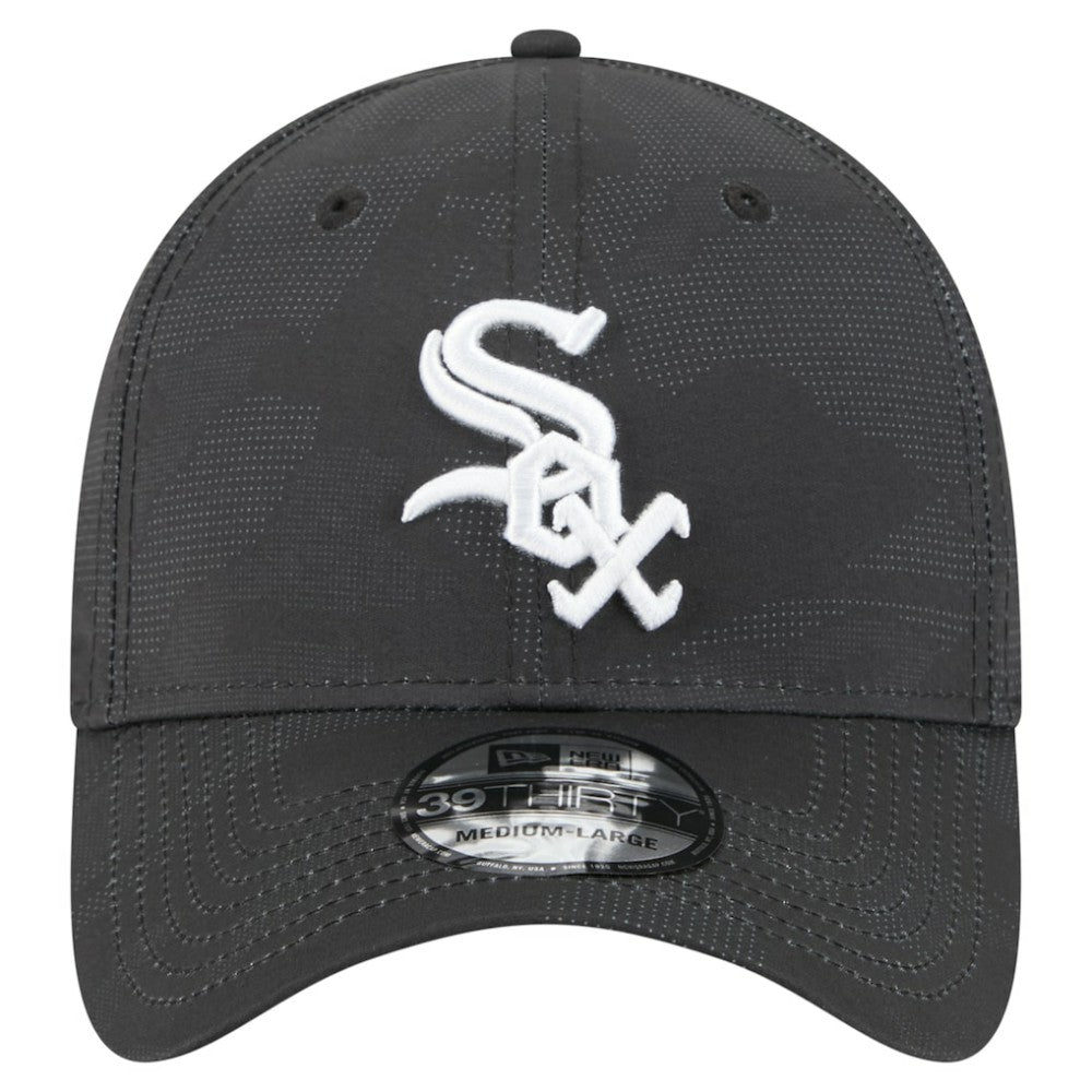 Chicago White Sox New Era Tonal Camo 39THIRTY Flex Hat - Black - New Era Lifestyle
