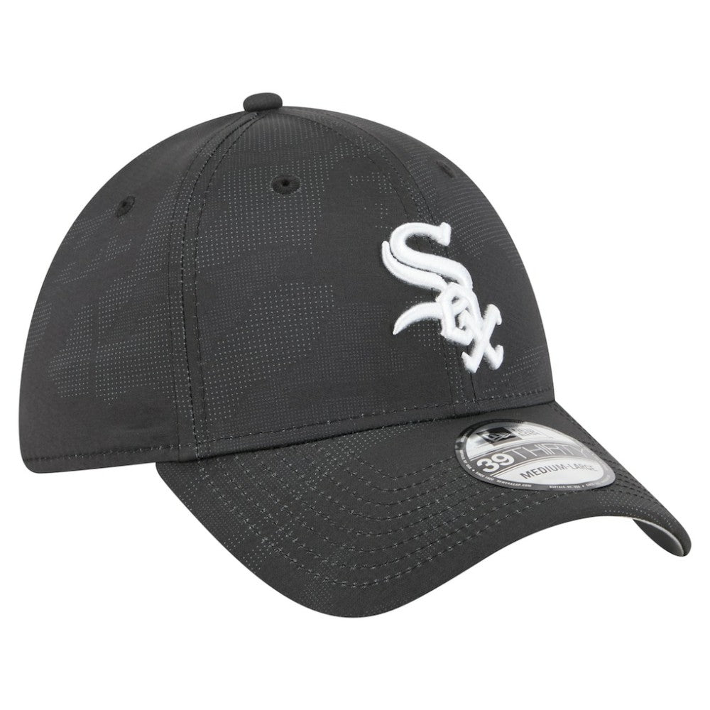 Chicago White Sox New Era Tonal Camo 39THIRTY Flex Hat - Black - New Era Lifestyle
