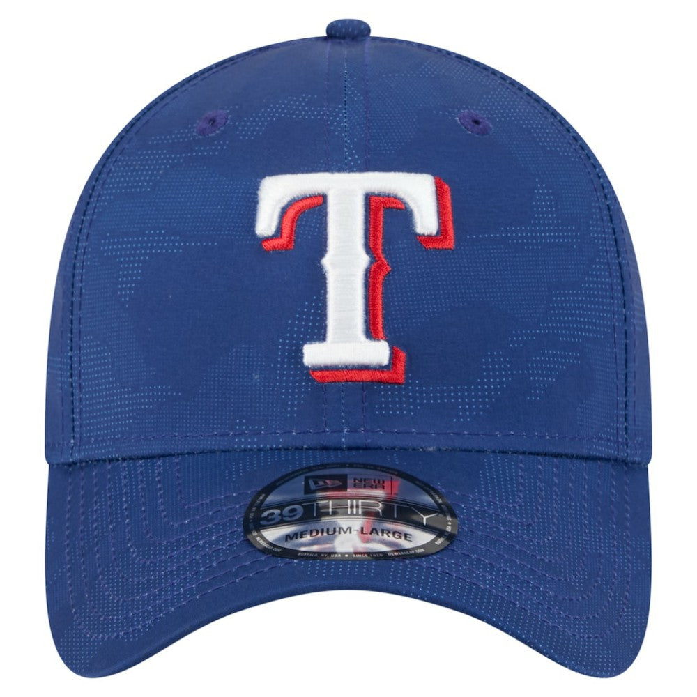 Texas Rangers New Era Tonal Camo 39THIRTY Flex Hat - Royal - New Era Lifestyle