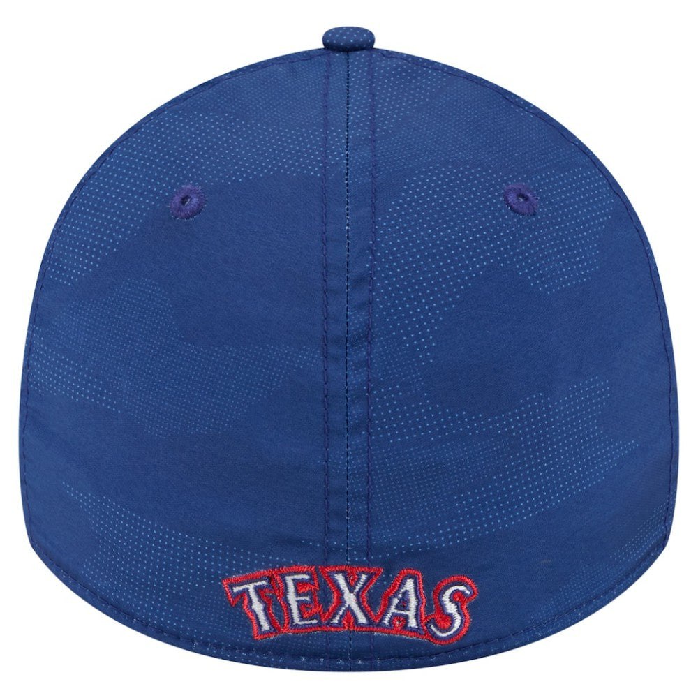 Texas Rangers New Era Tonal Camo 39THIRTY Flex Hat - Royal - New Era Lifestyle