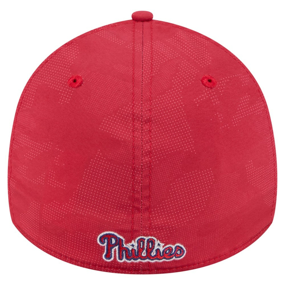Philadelphia Phillies New Era Tonal Camo 39THIRTY Flex Hat - Red - New Era Discount