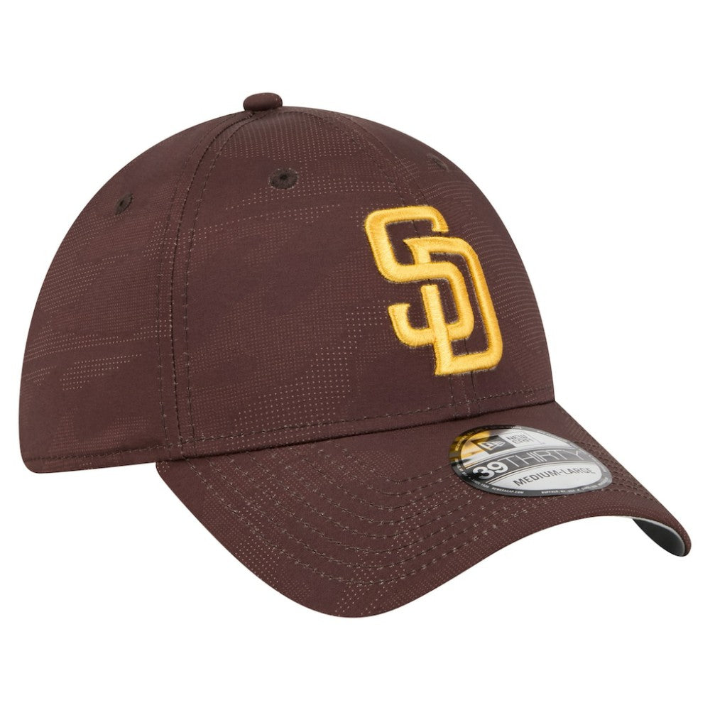 San Diego Padres New Era Tonal Camo 39THIRTY Flex Hat - Brown - New Era Discount