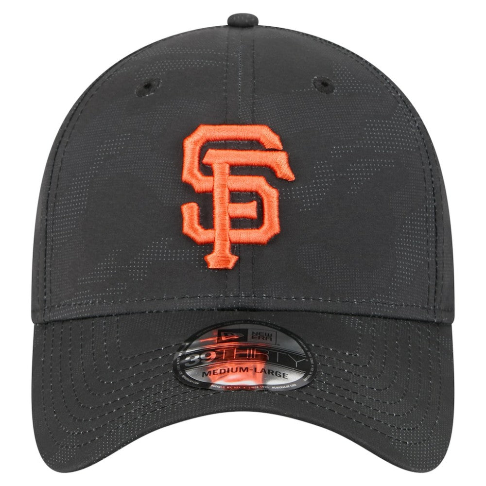 San Francisco Giants New Era Tonal Camo 39THIRTY Flex Hat - Black - New Era Discount