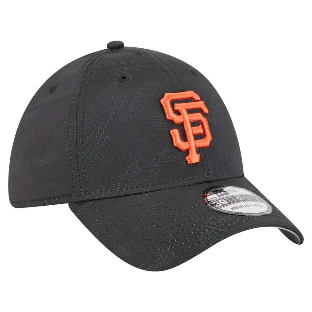 San Francisco Giants New Era Tonal Camo 39THIRTY Flex Hat - Black - New Era Discount