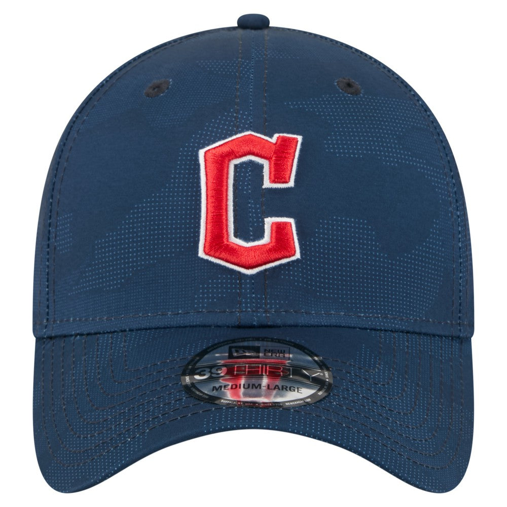 Cleveland Guardians New Era Tonal Camo 39THIRTY Flex Hat - Navy - New Era Discount