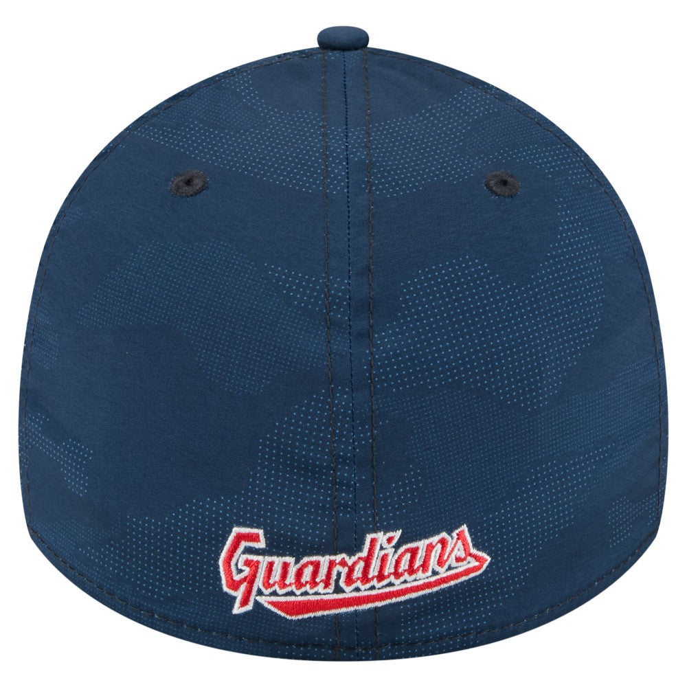 Cleveland Guardians New Era Tonal Camo 39THIRTY Flex Hat - Navy - New Era Discount