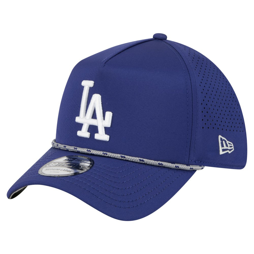 Los Angeles Dodgers New Era 39THIRTY A-Frame Perforated Flex Hat - Royal - New Era Sale
