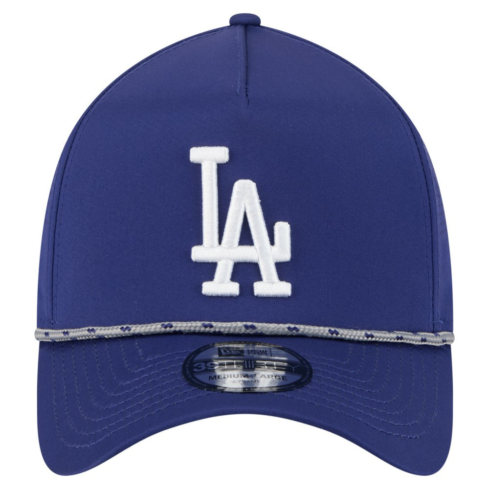 Los Angeles Dodgers New Era 39THIRTY A-Frame Perforated Flex Hat - Royal - New Era Sale
