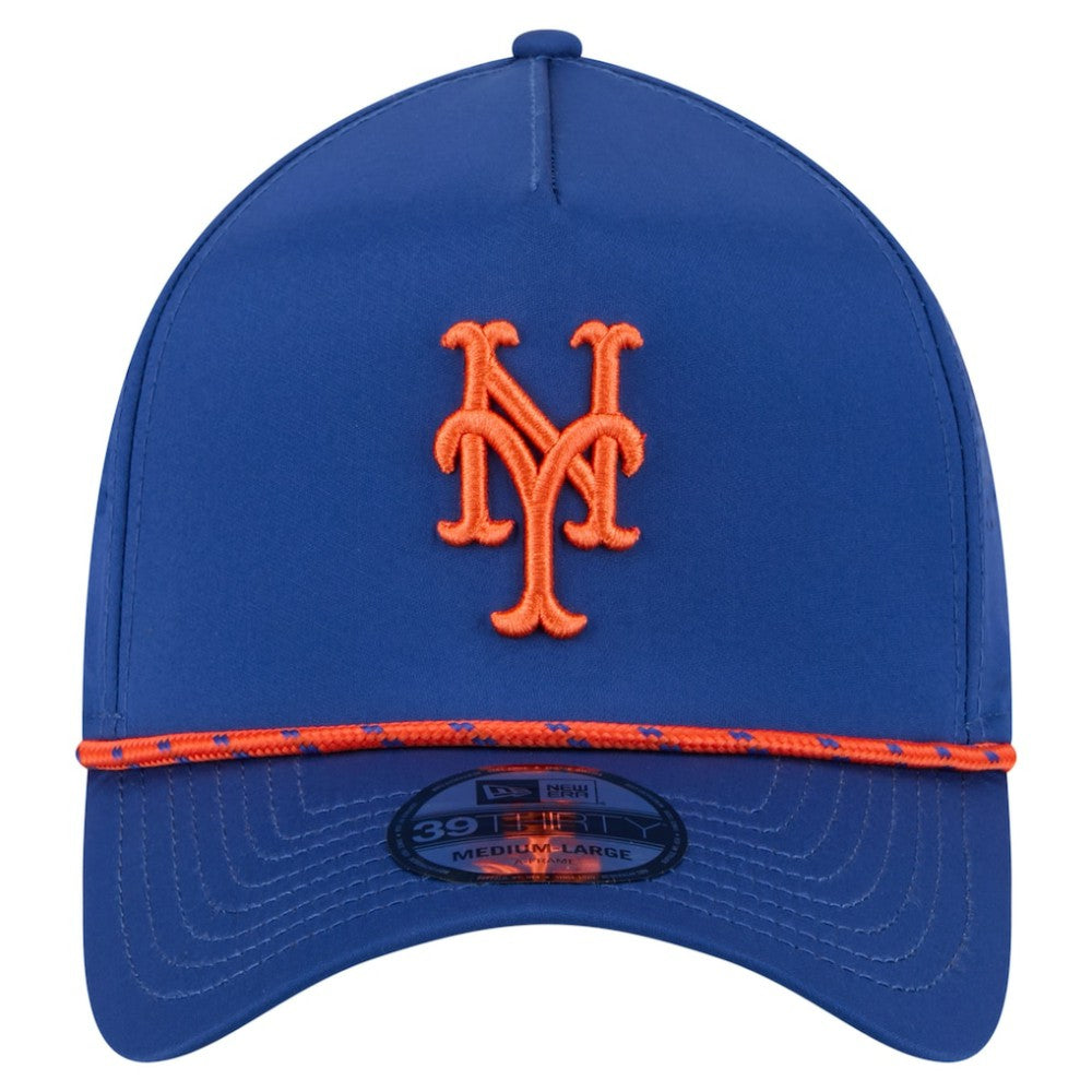 New York Mets New Era 39THIRTY A-Frame Perforated Flex Hat - Royal - New Era Discount