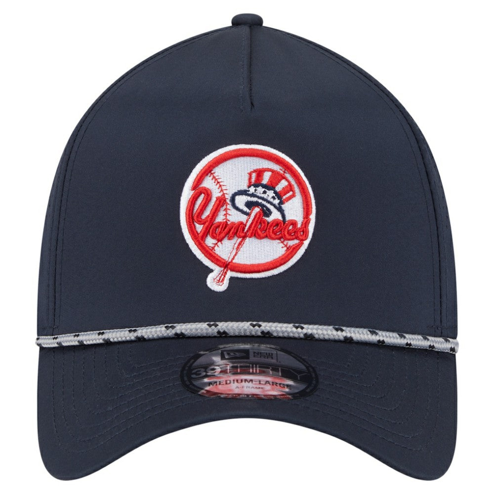 New York Yankees New Era 39THIRTY A-Frame Perforated Flex Hat - Navy - New Era Online