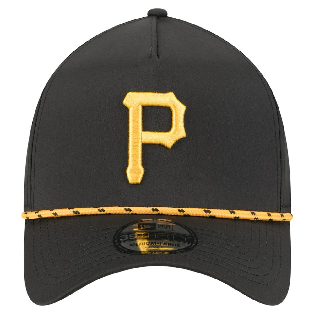 Pittsburgh Pirates New Era 39THIRTY A-Frame Perforated Flex Hat - Black - New Era on Sale